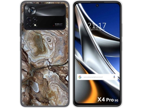 Carcasa para Xiaomi Poco X4 Pro 5G TUMUNDOSMARTPHONE Dibujos Mármol 14 Multicolor