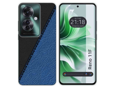 Funda Diseño Cuero para Oppo Reno 11F 5G TUMUNDOSMARTPHONE Multicolor