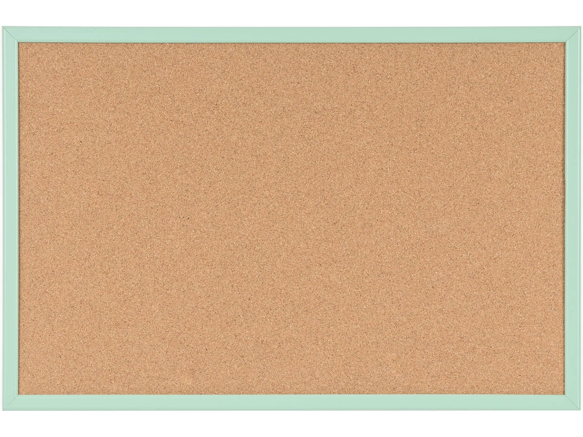 Pizarra de Corcho BI-OFFICE Pastel Verde (60x45 cm - Magnético: No)