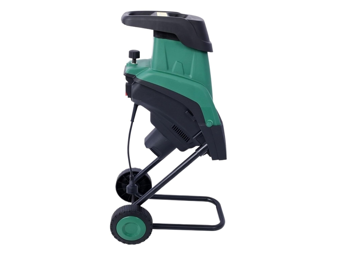 Déchiqueteuse À Bois Électrique 15amp Avec Roues, Broyeur De Jardin Des Déchets Feuilles Et Branches