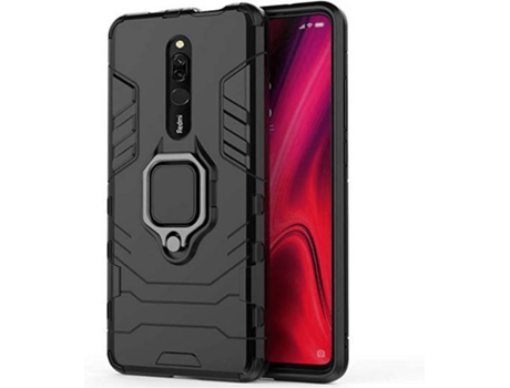 Carcasa Xiaomi Redmi 8 Militar Ring Negro