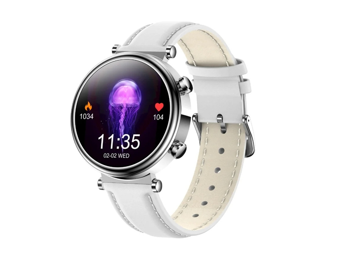 Reloj inteligente para mujer con pantalla AMOLED de 1.27 pulgadas, monitor de actividad física, control del ritmo cardíaco y del sueño, resistente al agua. Bestvite