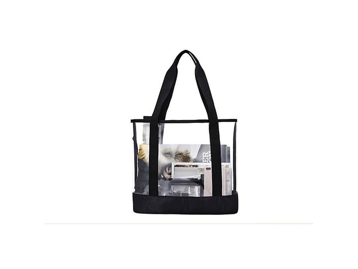 2026-bolsa Tote Transparente Con Cremallera Aprobada Para Trabajo Playa Estadio Y Seguridad