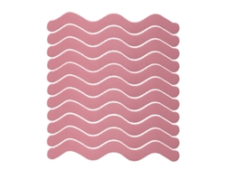 Adesivos De Banheira Antiderrapantes Para Banheiras De Chuveiro Escada Digitallab 1.3x18cm 24pc Rosa