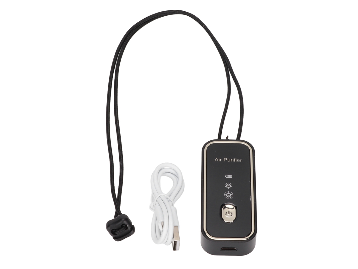 Collar Purificador De Aire Portátil Con Iones Negativos, Recargable Mediante Usb, Para Coche Y Dormitorio.