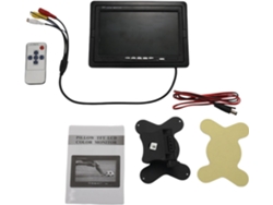 Monitor Tft Lcd Hd A Color De 7 Pulgadas, 12v-24v, Para Cámara De Visión Trasera Cctv De Coche.