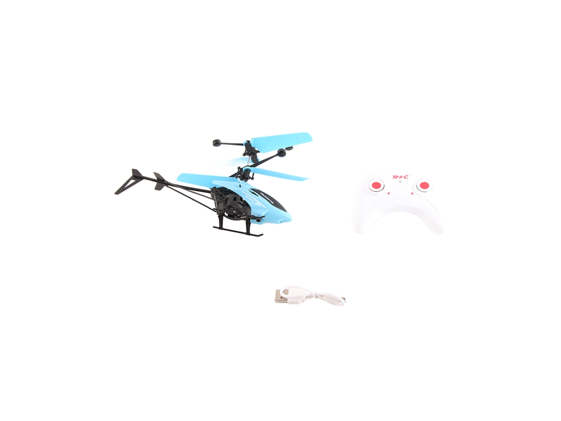 Avión Helicóptero De Juguete Rc Recargable Con Control Remoto Y Sistema De Inducción - Hoy