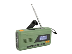 Radio De Emergencia Sos Alarma 4500mah Dab Fm Bt Altavoz Inalámbrico Radio De Manivela Con Panel Solar Linterna Luz De Lectura