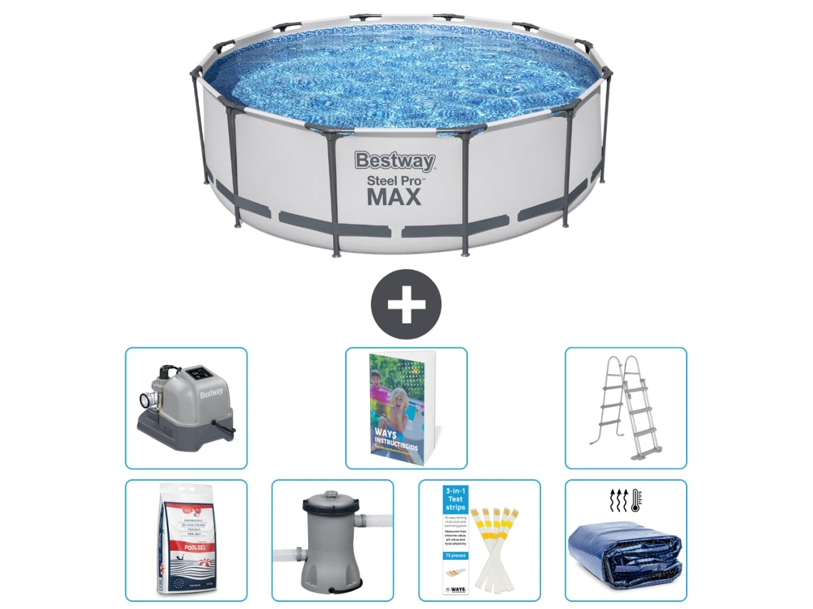 Bestway Piscina Bestway Steel Pro Max Redonda - 366x100 Cm - 8-peças S503