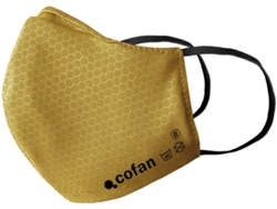 Mascarilla de Protección COFAN Textil Amarillo Reutilizable Adulto