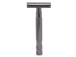 Canivete de segurança estilo vintage 2026 com lâmina dupla, design ergonômico e antiderrapante, suave e durável para homens, preto.
