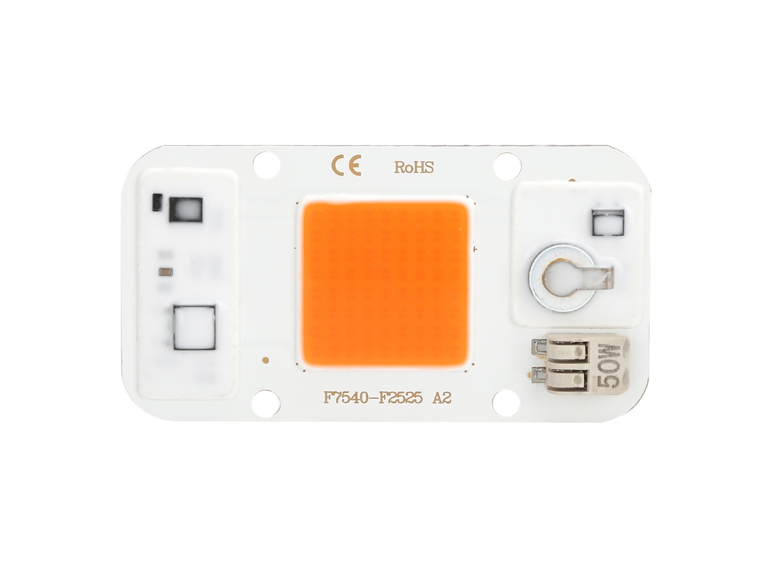 Fuente De Luz Alto Voltaje Sin Necesidad Controladores, Chip Led 50 W, Perla Lámpara Integrada Para