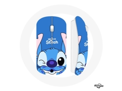 Ratón inalámbrico Stitch Fundo Azul Bonito MANIACASE