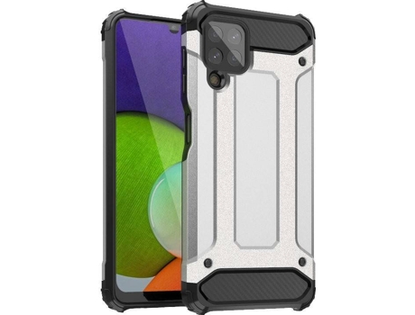 Carcasa Samsung Galaxy A22 4G LMOBILE Rígida 26 Plateado
