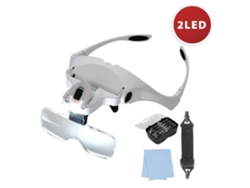 Gafas con LED y lupa. 5 dioptrías intercambiables. Velamp