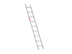 Escalera Inclinada De Aluminio, 1x9 Peldaños, Baulich