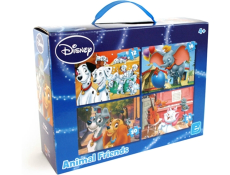 Puzzle DISNEY Animales (4 en 1)