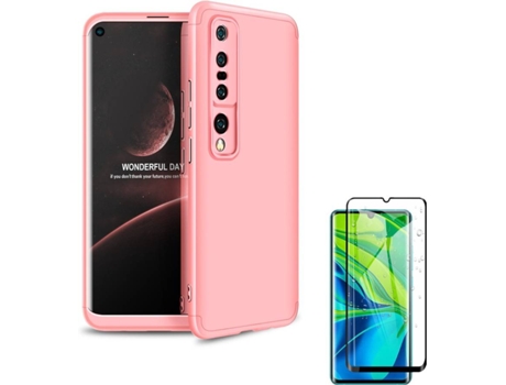 Funda y Protector Xiaomi Mi 10 Slim Armor 360º Rosa