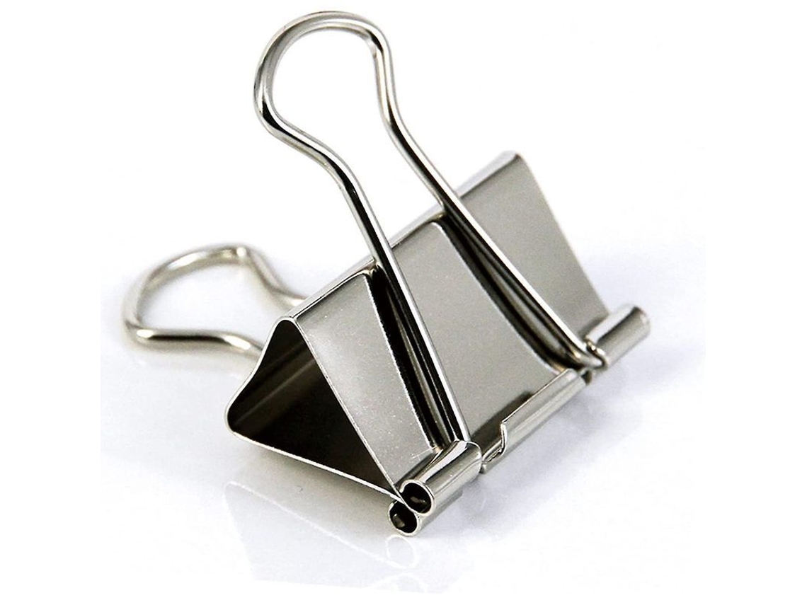 2026-pinzas De Carpeta Grandes 2.5 Cm, Paquete De 48, Acero Temperado, Plata, Para Oficina Hogar Y Escuela