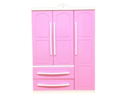 Armario de ropa para muñecas, muebles, mini princesas, accesorios de juguete