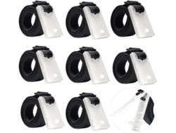 HYMNORA Correas de nailon para piscinas enterradas, kit de fijación de carrete de cubierta solar resistente a la luz ultravioleta