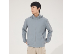 Camiseta de manga larga para hombre Yuysan con protección solar, de secado rápido, con protección UV y gorra extraíble.