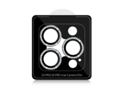 A Película Adequada Paralentes Cravejadas De Diamantes (cinza Titânio), Compatíveis Com Apple Iphone 14 Pro/14 Pro Max.