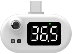 Termómetro sin contacto para teléfonos móviles, mini infrarrojo con pantalla LED GOKOCO