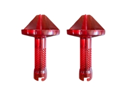 2 peças de defletor de copo de sujeira para hoover linx bh50010 e bh50015, peça 517758001
