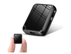 Grabadora de voz de 16 GB, activada por voz, recargable por USB con reproducción para conferencias y reuniones (negro Yizhood)