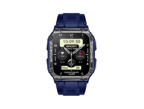Smartwatch militar para hombre con función de llamada Bluetooth, resistente al agua IP69, para iPhone Android, azul CHRONUS