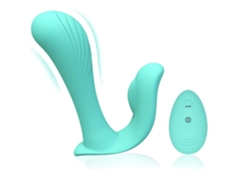 Vibrador Portátil Para Bragas Para Estimulación Del Punto G Y El Clítoris. Bragas Vibradoras Con Control Remoto Y 10 Modos De Vibración. Azul Ushion.