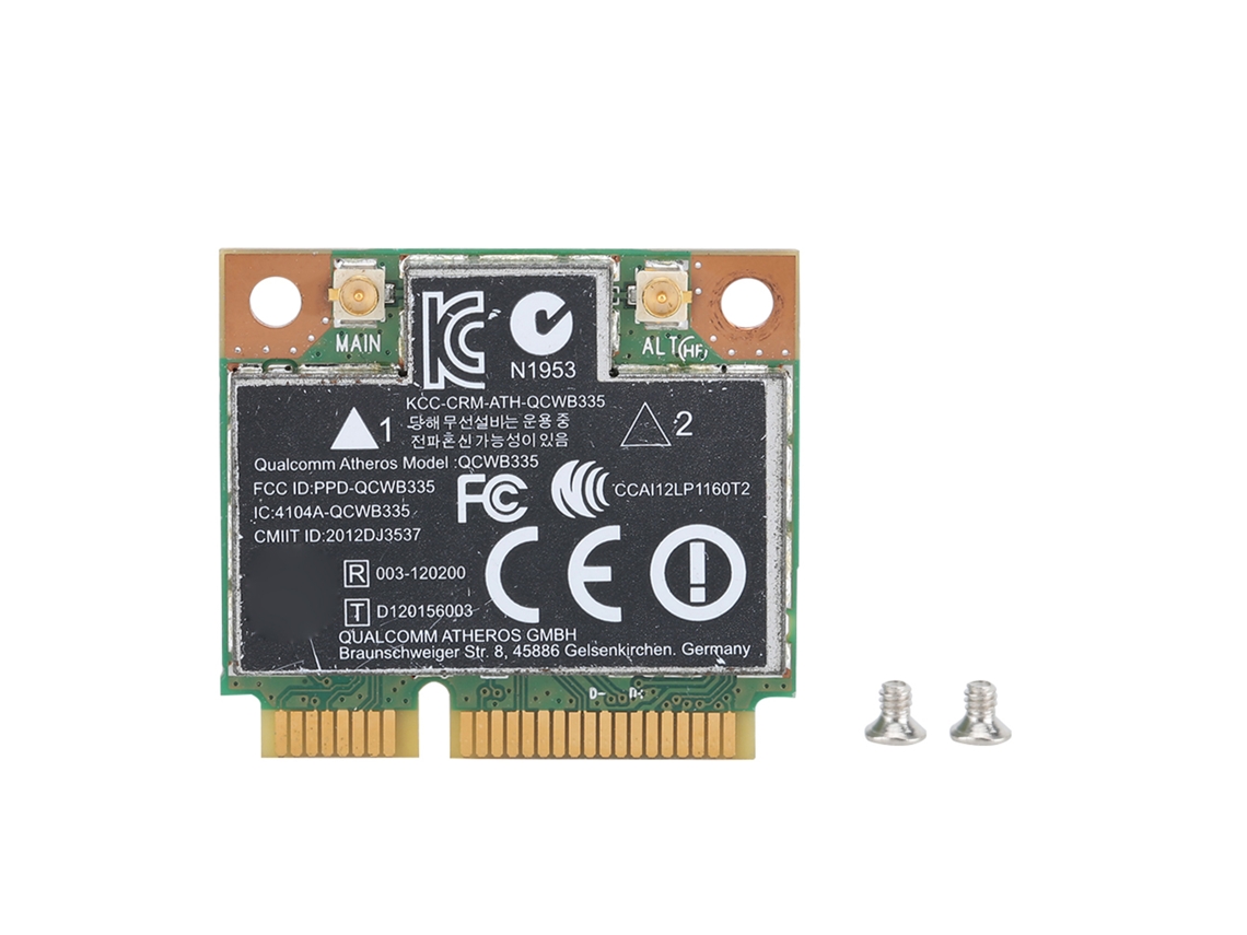 Tarjeta De Red Inalámbrica 2.4g Qcwb335 150mbps Bluetooth 4.0 Mini Pci E Para Hp Probook 450