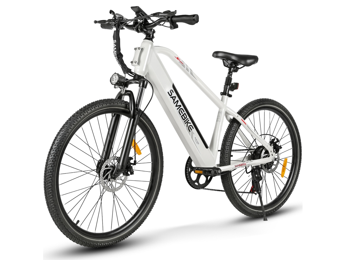 Bicicleta de montaña eléctrica Samebike RS A01men 1.0 con batería de 250W 36V 15Ah y ruedas de 27,5 pulgadas.