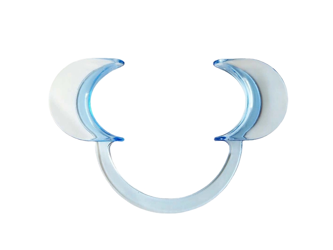 Abridor de ortodoncia transparente tipo C para brackets dentales y accesorios bucales