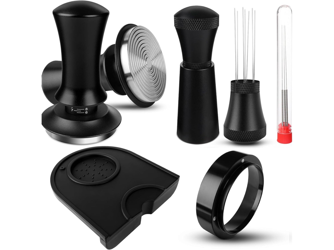 Juego de prensador de café de presión ajustable de 53 mm, accesorios para espresso Gertiz