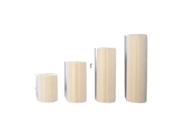 Soportes cilíndricos, patrones personalizables, adecuados para diversos eventos, altura 40, 60, 80 y 100 cm.