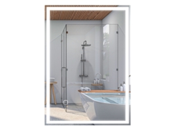 Espejo De Pared Táctil Led Para Baño, Blanco