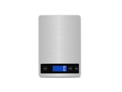 Báscula de cocina USB para uso doméstico, pesaje preciso de alimentos, especificaciones 10 kg/1 g Mdug (blanca)