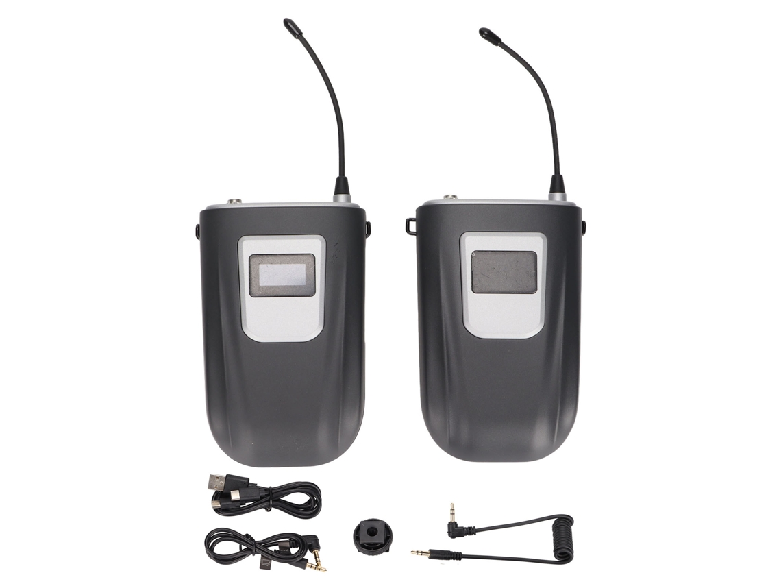 Sistema De Micrófono Lavalier Inalámbrico Grabación De Audio Al Aire Libre Transmisión En Vivo Móvil