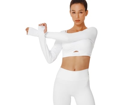 Camiseta de Mujer YEAZ Larga Horizon Blanco (S)