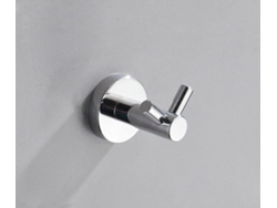 Gancho Individual Para Toallas De Acero Inoxidable En Cromo Pulido, Para Montaje En Pared.