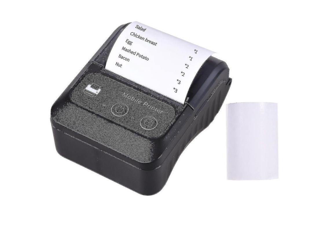 Impresora Térmica Portátil Inalámbrica Para Recibos, Mini Impresora De Recibos Pos Móvil. Compatible Con Android, Ios Y Windows.