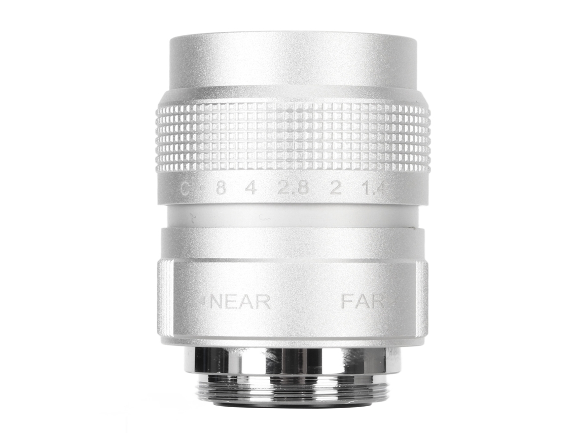 Lente Cctv De 25 Mm F1.4, Transparente, Eficiente, Con Excelente Conducción De Luz, Montura C, Para Bares, Tiendas,