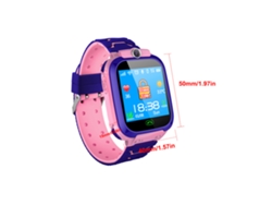 Reloj Teléfono Inteligente Para Niños Con Seguimiento Gps, Ranura Para Sim, Pantalla Táctil De 1.44", Rosa/azul