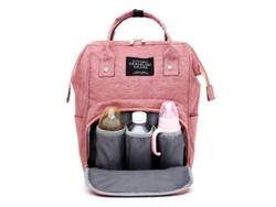 Mochila De Maternidad Czhhmart Con Bolsas Térmicas Para Viajes Rosa