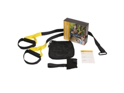 Omni-2026banda Elástica De Estiramiento Ajustable Con Hebilla Para Ejercicio Fitness Yoga Negro Amarillo