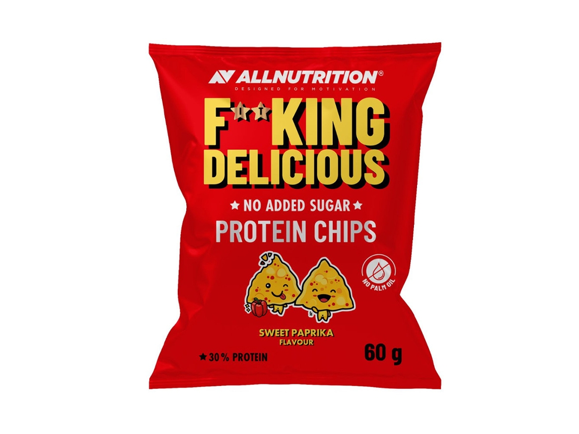 Chips de proteína deliciosa Fitking Allnutrition (60 g)