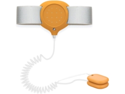 Alarma de enuresis con sonido fuerte, vibración y luz, sensor magnético (naranja)