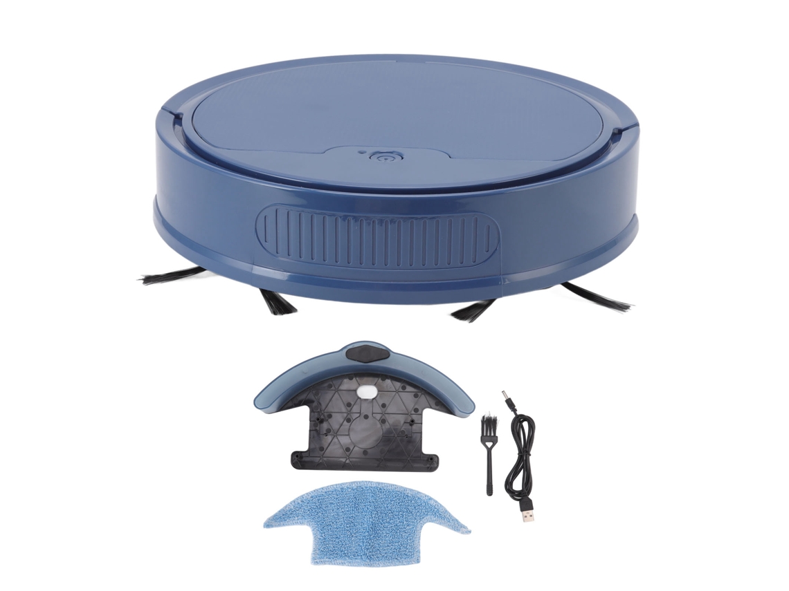 Aspiradora robot 3 en 1 con app, control remoto, succión de 2000 pa, carga USB, para el hogar
